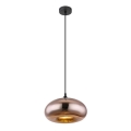 Globo - Lustr na lanku 1xE27/60W/230V měděná