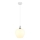 Globo - Lustr na lanku 1xE27/60W/230V pr. 24 cm bílá