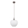 Globo - Lustr na lanku 1xE27/60W/230V pr. 29 cm bílá/hnědá