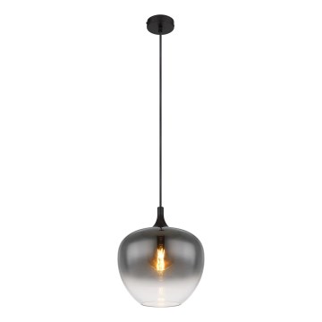 Globo - Lustr na lanku 1xE27/60W/230V pr. 29 cm černá
