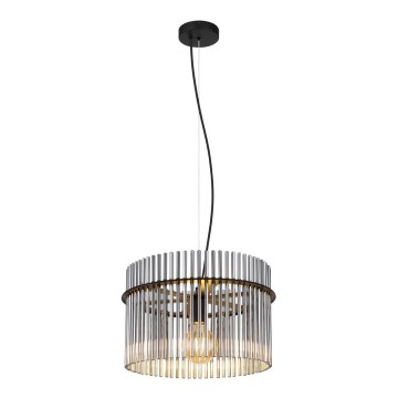 Globo - Lustr na lanku 1xE27/60W/230V pr. 40 cm černá