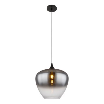 Globo - Lustr na lanku 1xE27/60W/230V pr. 40 cm černá