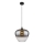 Globo - Lustr na lanku 1xE27/60W/230V pr. 40 cm černá