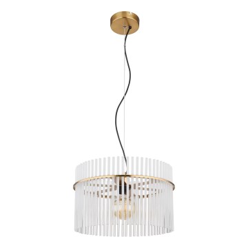 Globo - Lustr na lanku 1xE27/60W/230V pr. 40 cm zlatá