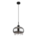 Globo - Lustr na lanku 1xE27/9W/230V pr. 28 cm černá