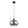 Globo - Lustr na lanku 1xE27/9W/230V pr. 28 cm černá