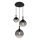 Globo - Lustr na lanku 3xE27/10W/230V pr. 48 cm černá
