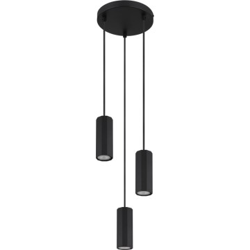 Globo - Lustr na lanku 3xGU10/25W/230V černá