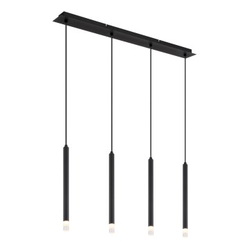 Globo - Lustr na lanku 4xG9/4W/230V černá