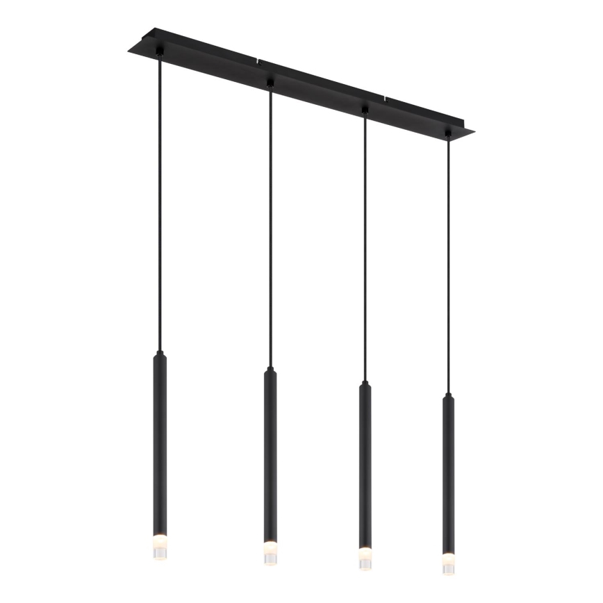 Globo - Lustr na lanku 4xG9/4W/230V černá