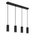 Globo - Lustr na lanku 4xGU10/25W/230V černá