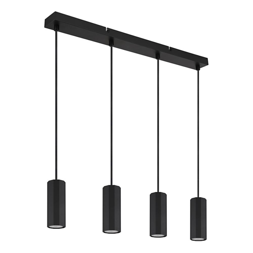 Globo - Lustr na lanku 4xGU10/25W/230V černá
