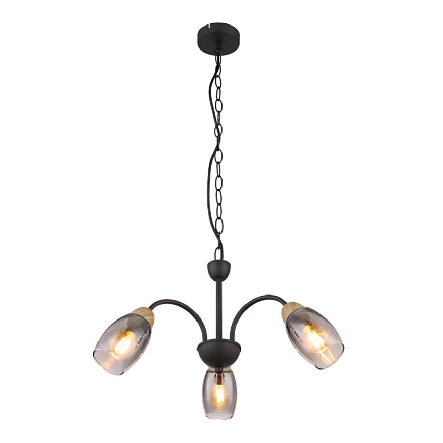 Globo - Lustr na řetězu 3xE14/25W/230V