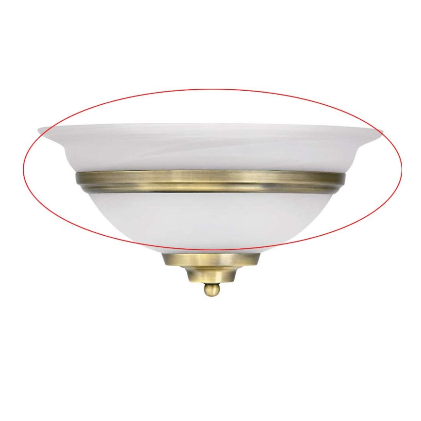 Globo - Náhradní sklo k nástěnnému svítidlu TOLEDO E27