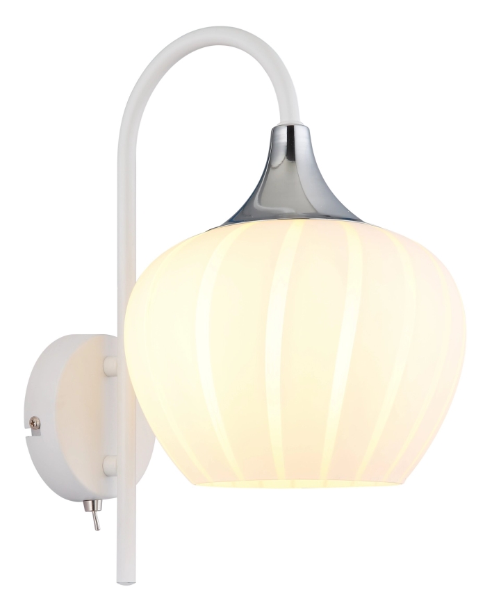 Globo - Nástěnná lampa 1xE27/40W/230V bílá