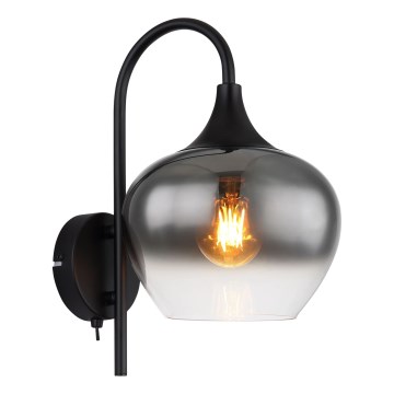 Globo - Nástěnná lampa 1xE27/40W/230V černá