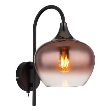 Globo - Nástěnná lampa 1xE27/40W/230V měděná