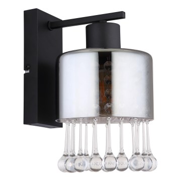Globo - Nástěnná lampa 1xE27/60W/230V černá