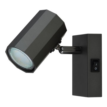 Globo - Nástěnné bodové svítidlo 1xGU10/25W/230V černá