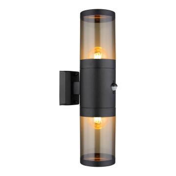 Globo nástěnné svítidlo se senzorem 2xE27/40W/230V IP44