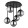 Globo - Přisazený lustr 5xE14/25W/230V černá