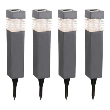 Globo - SADA 4x LED Solární lampa LED/0,06W/3,2V IP44