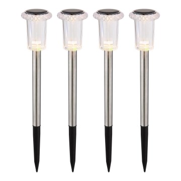 Globo - SADA 4x LED Solární svítidlo LED/0,06W/1,2V IP44