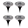 Globo - SADA 4x LED Solární svítidlo LED/0,1W/3V IP44