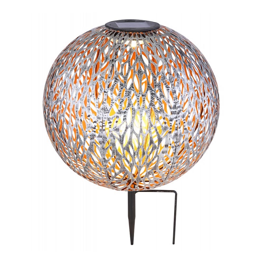 Globo - Solární svítidlo LED/0,06W/1,2V stříbrná IP44 270x380 mm