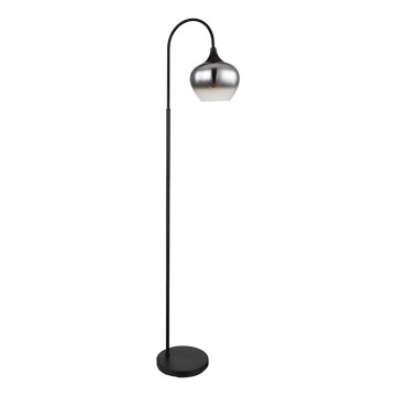 Globo - Stojací lampa 1xE27/40W/230V černá/kouřová