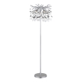 Globo - Stojací lampa 5xE14/40W/230V stříbrná