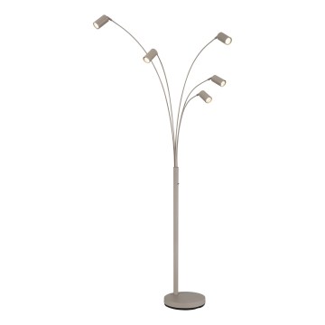 Globo - Stojací lampa 5xGU10/35W/230V béžová