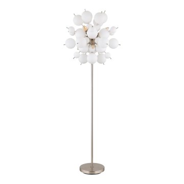 Globo - Stojací lampa 6xE14/25W/230V bílá