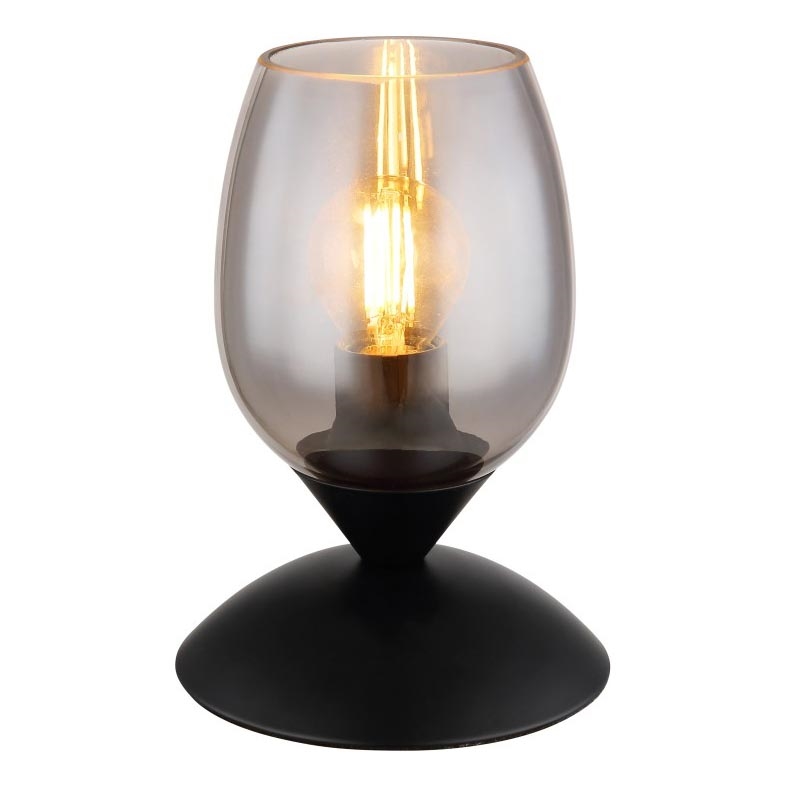 Globo - Stolní dotyková lampa 1xE14/25W/230V černá