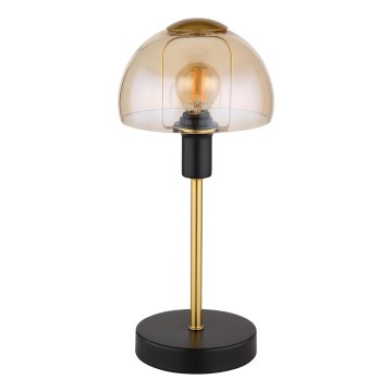 Globo - Stolní dotyková lampa 1xE14/25W/230V černá/zlatá