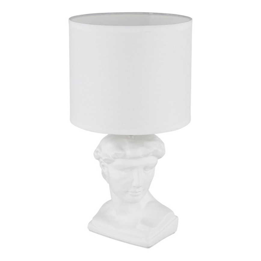 Globo - Stolní lampa 1xE14/40W/230V bílá