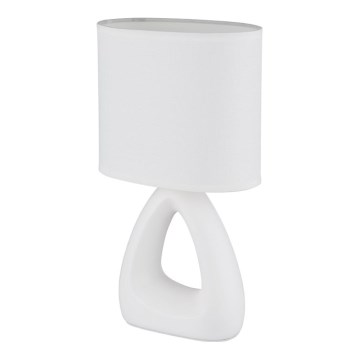 Globo - Stolní lampa 1xE14/40W/230V bílá