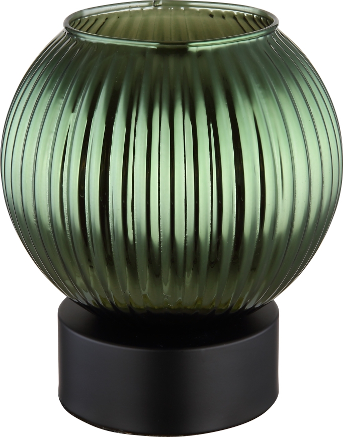 Globo - Stolní lampa 1xE27/25W/230V pr. 15 cm zelená