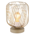 Globo - Stolní lampa 1xE27/40W/230V béžová/bílá