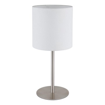 Globo - Stolní lampa 1xE27/40W/230V bílá
