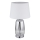 Globo - Stolní lampa 1xE27/40W/230V bílá/stříbrná