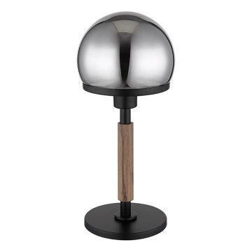 Globo - Stolní lampa 1xE27/40W/230V černá/hnědá
