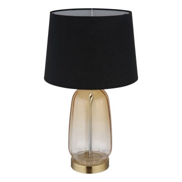 Globo - Stolní lampa 1xE27/40W/230V černá/hnědá