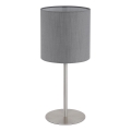 Globo - Stolní lampa 1xE27/40W/230V šedá