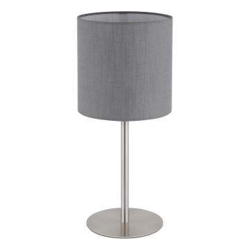 Globo - Stolní lampa 1xE27/40W/230V šedá