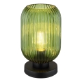 Globo - Stolní lampa 1xE27/40W/230V zelená