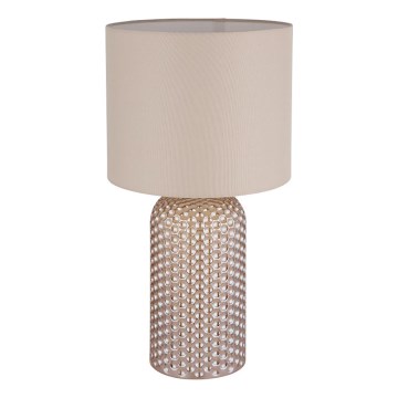 Globo - Stolní lampa 1xE27/60W/230V béžová