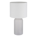 Globo - Stolní lampa 1xE27/60W/230V bílá