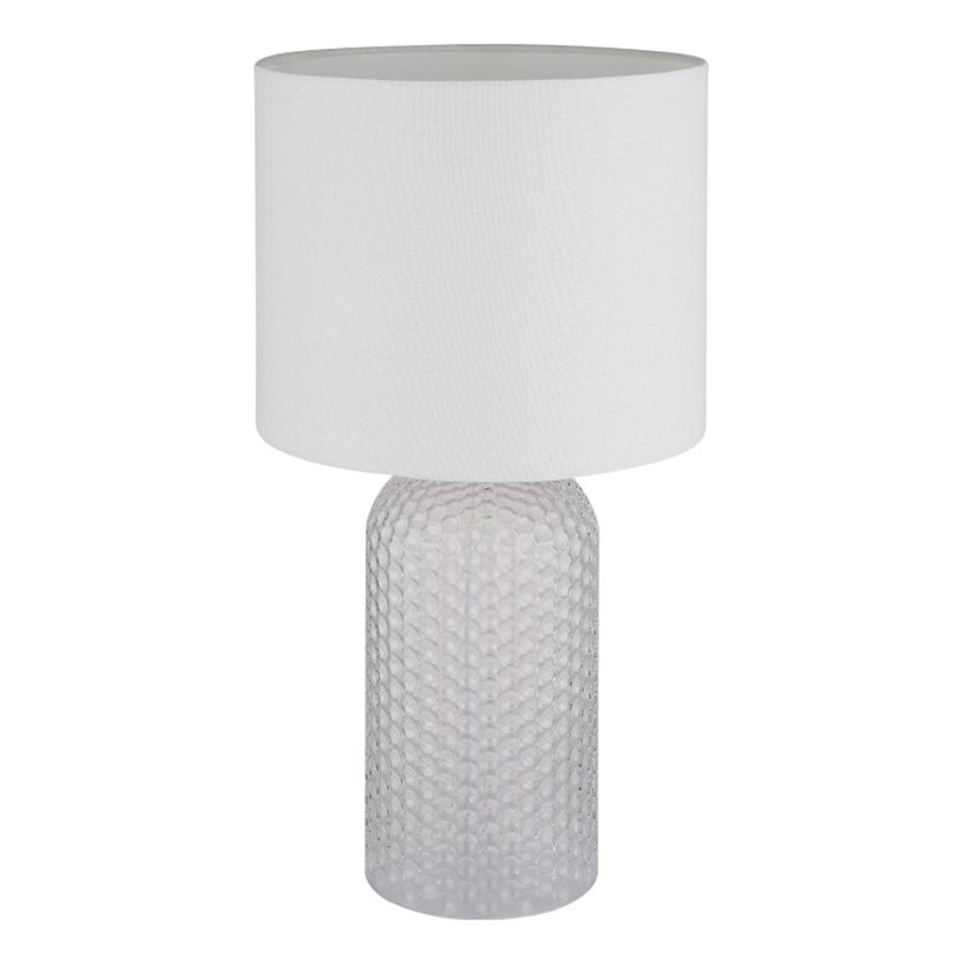 Globo - Stolní lampa 1xE27/60W/230V bílá