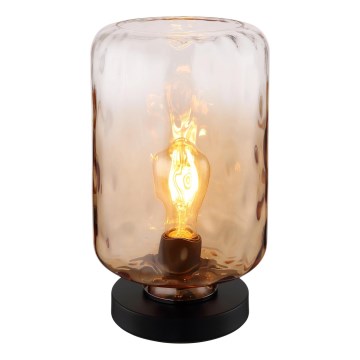 Globo - Stolní lampa 1xE27/60W/230V hnědá